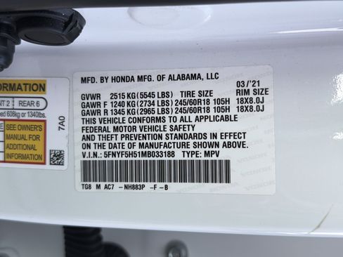 Used 2021 Honda Pilot EX-L image 37