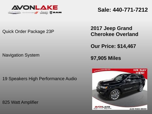 Used 2017 Jeep Grand Cherokee Overland image 6