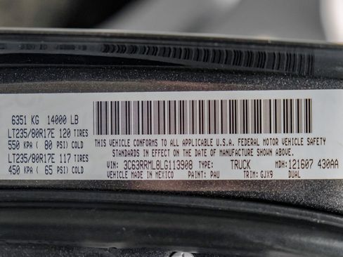 Used 2020 RAM 3500 Laramie image 70