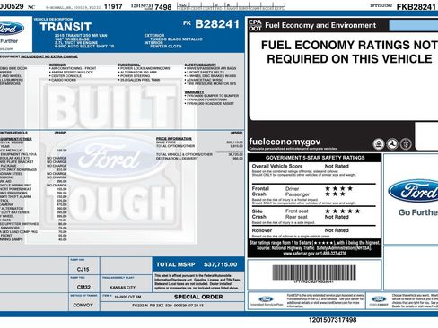 Used 2015 Ford Transit 250 148 Medium Roof image 3