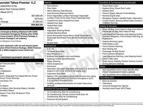 Used 2023 Chevrolet Tahoe Premier image 6