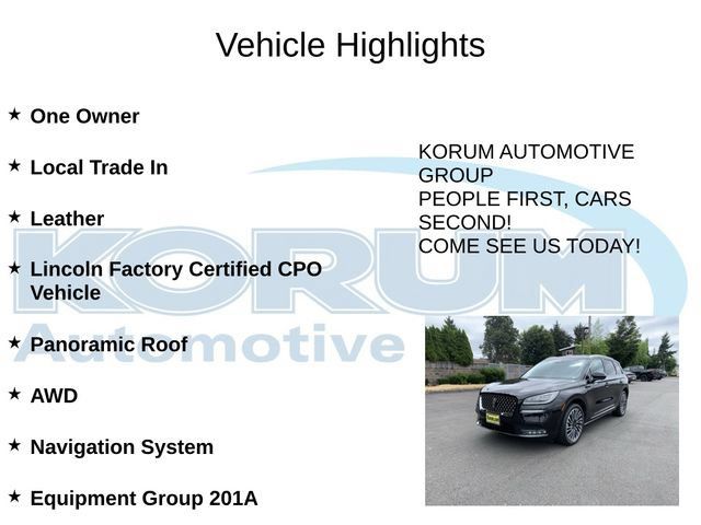 Certified 2020 Lincoln Corsair Reserve w/ Equipment Group 201A AWD/4WD image 4