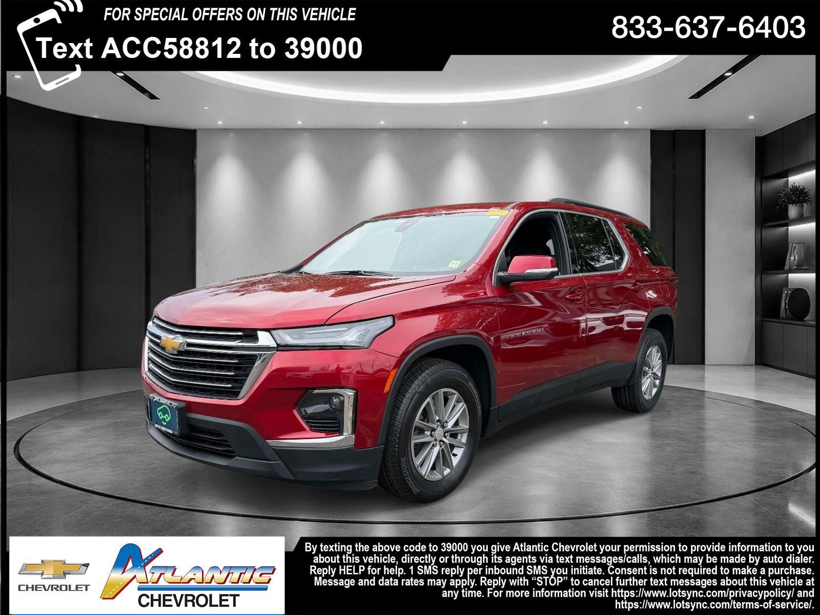 Certified 2023 Chevrolet Traverse LT AWD/4WD image 1
