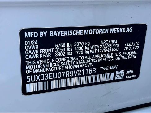 Certified 2024 BMW X5 M60i w/ Climate Comfort Package image 33