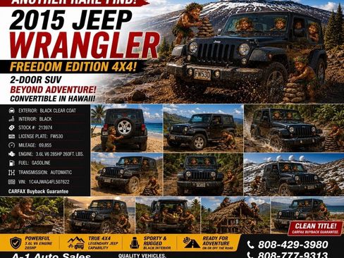 Used 2015 Jeep Wrangler Sport w/ Quick Order Package 24S AWD/4WD image 2