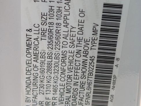 New 2026 Honda Odyssey EX-L image 20