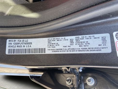 Used 2026 RAM 1500 Rebel w/ Rebel Level 1 Equipment Group AWD/4WD image 39