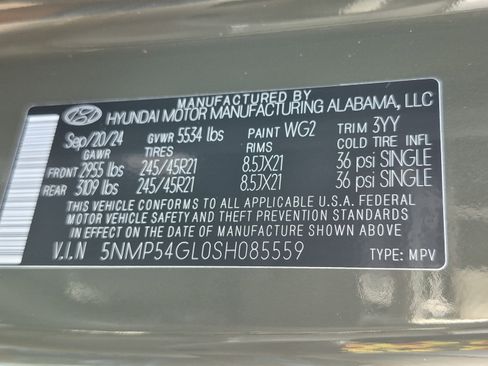 Certified 2025 Hyundai Santa Fe Calligraphy FWD image 37
