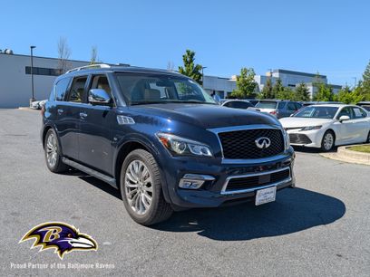 Used 2017 INFINITI QX80 4WD w/ Deluxe Technology Package