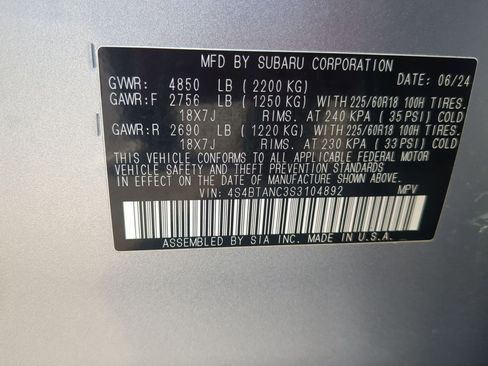 Used 2025 Subaru Outback Limited AWD/4WD image 27