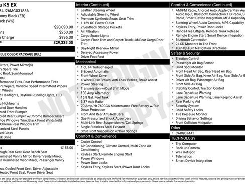 Used 2021 Kia K5 EX image 2