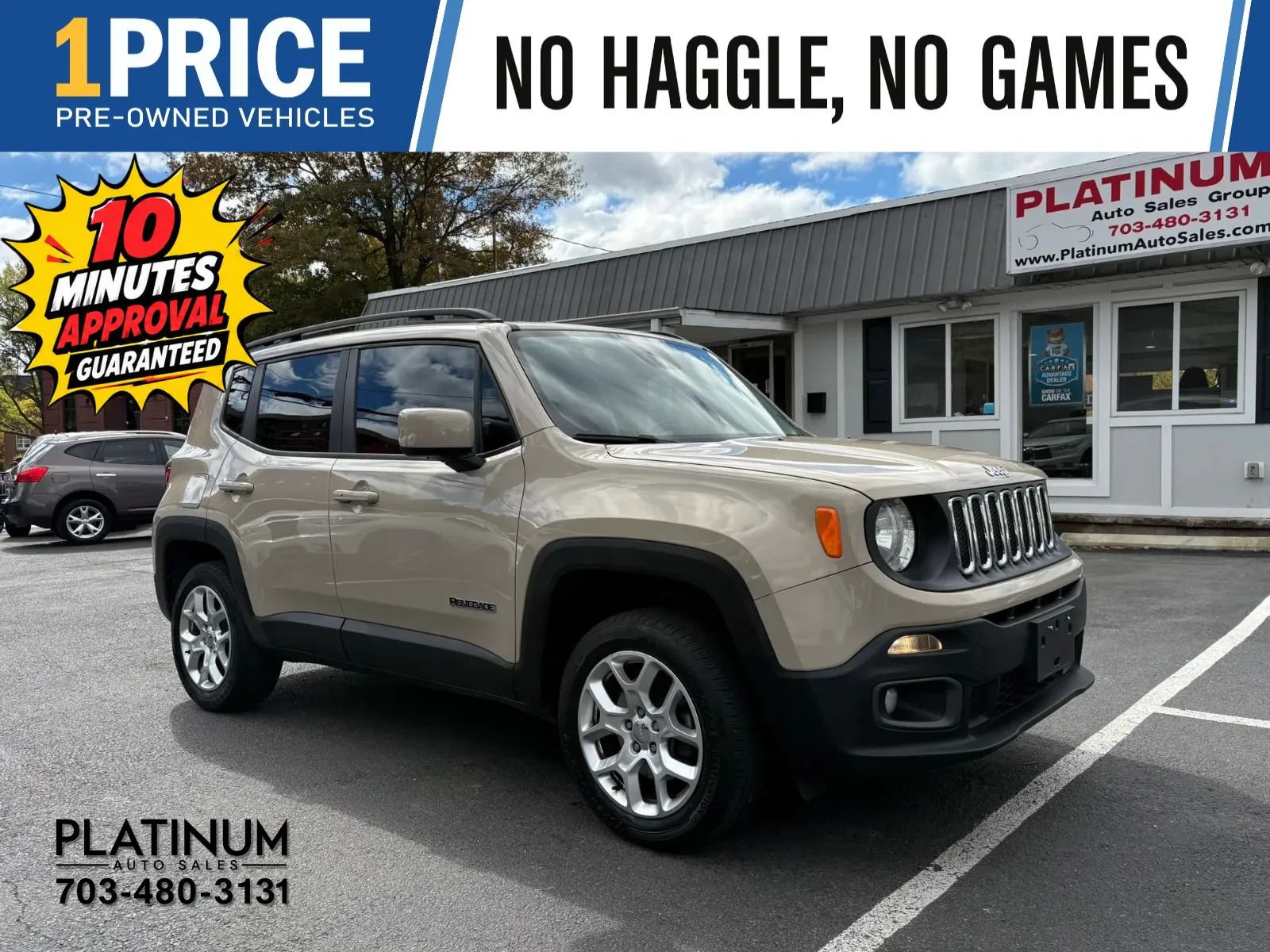 Used 2016 Jeep Renegade Latitude w/ Popular Equipment Group AWD/4WD image 1