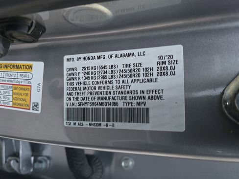 Used 2021 Honda Pilot Touring image 35