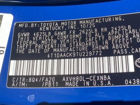 New 2026 Toyota Camry LE image 19