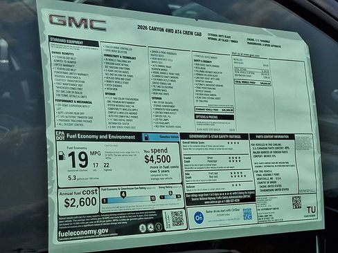 New 2026 GMC Canyon AT4 AWD/4WD image 16