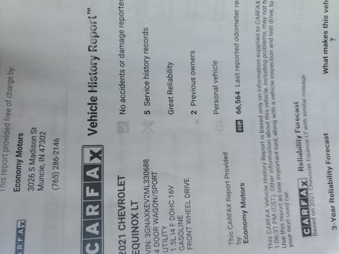 Used 2021 Chevrolet Equinox LT image 10