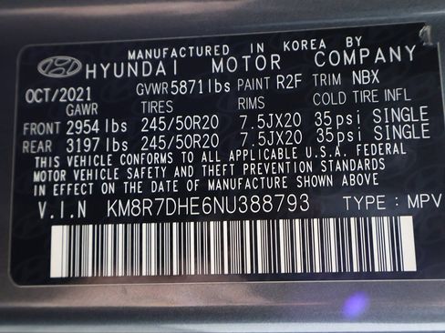 Used 2022 Hyundai Palisade Calligraphy image 71