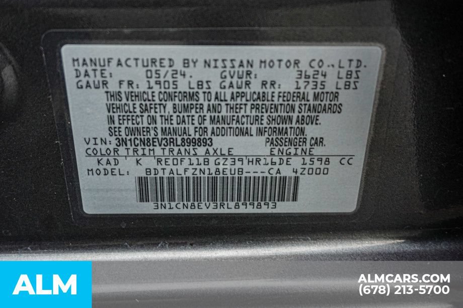 Used 2024 Nissan Versa SV FWD image 54