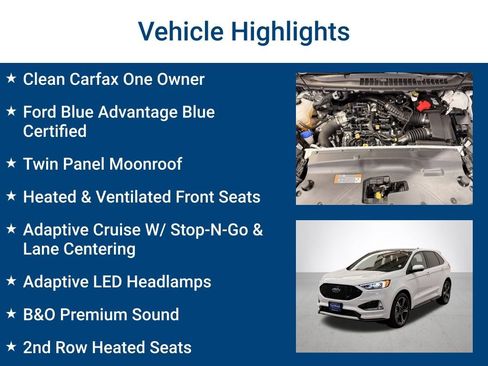 Certified 2024 Ford Edge ST w/ Equipment Group 401A AWD/4WD image 3