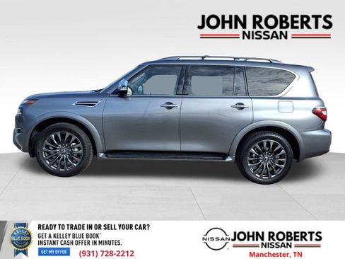 Certified 2024 Nissan Armada Platinum w/ Captain's Chairs Package image 3