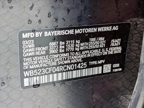 Certified 2024 BMW iX xDrive50 w/ Sport Package AWD/4WD image 20