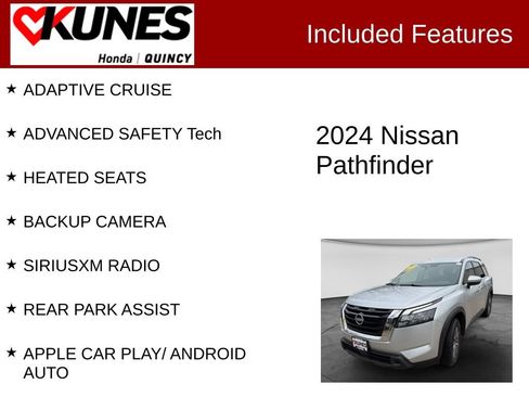 Used 2024 Nissan Pathfinder SV FWD image 2