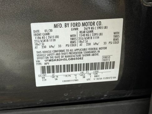 Used 2020 Ford Explorer XLT w/ Equipment Group 202A AWD/4WD image 46