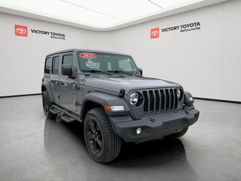 Used 2021 Jeep Wrangler Unlimited Sport image 1