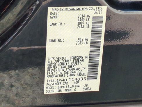 Certified 2020 Nissan Altima 2.0 Platinum image 26