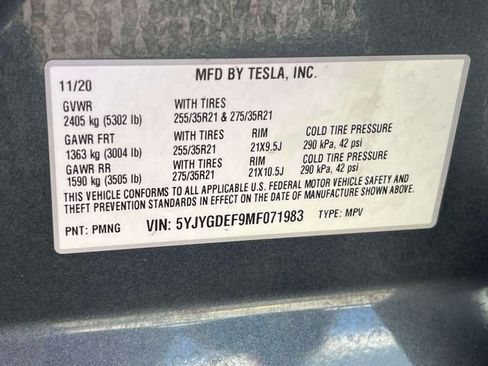 Used 2021 Tesla Model Y Performance image 20