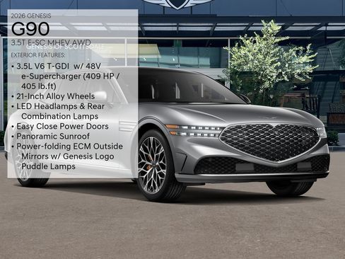 New 2026 Genesis G90 3.5T AWD/4WD image 3