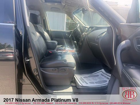 Used 2017 Nissan Armada Platinum w/ Captain Seat Package AWD/4WD image 16