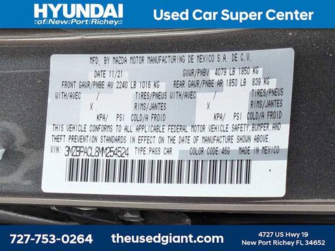 Used 2021 MAZDA MAZDA3 s FWD image 40