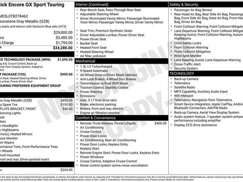 New 2026 Buick Encore GX Sport Touring w/ Advanced Technology Package AWD/4WD image 2