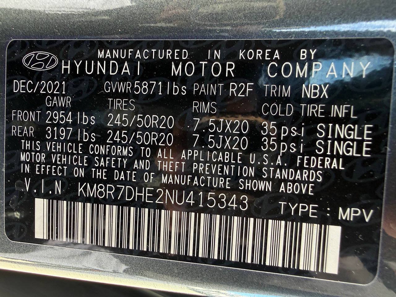 Used 2022 Hyundai Palisade Calligraphy AWD/4WD image 52