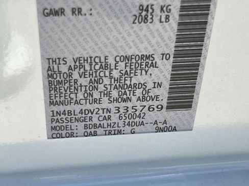 New 2026 Nissan Altima 2.5 SV FWD image 14