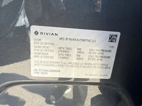 Used 2022 Rivian R1T Launch Edition image 26