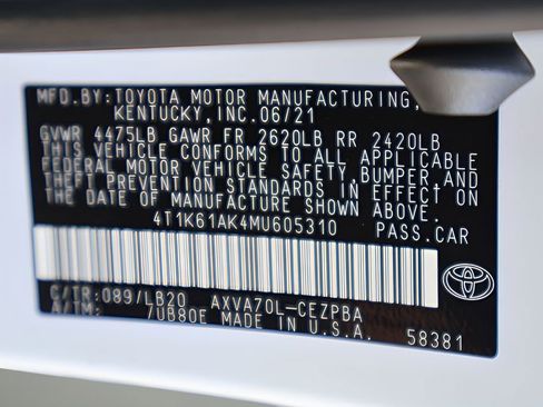 Certified 2021 Toyota Camry XSE w/ Navigation Package image 29