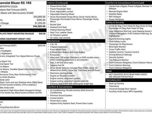 Used 2023 Chevrolet Blazer RS FWD image 17