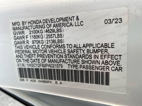 Certified 2023 Honda Accord Touring image 39