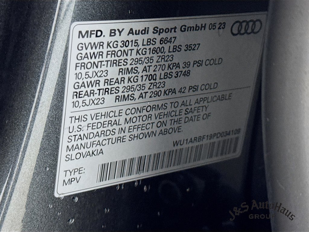 Used 2023 Audi RS Q8 w/ Black Optic Package AWD/4WD image 36
