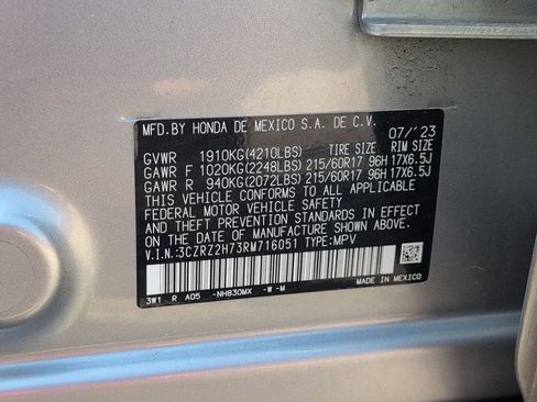 Used 2024 Honda HR-V EX-L image 31