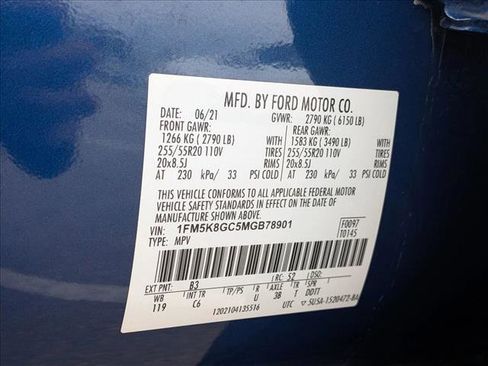 Used 2021 Ford Explorer ST w/ Equipment Group 401A AWD/4WD image 25