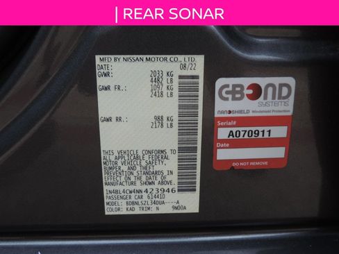 Used 2022 Nissan Altima 2.5 SR AWD/4WD image 16
