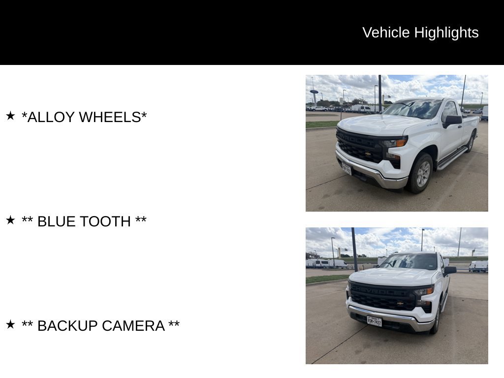 Used 2023 Chevrolet Silverado 1500 W/T w/ WT Fleet Convenience Package RWD image 4