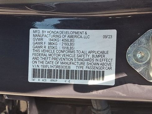 Used 2024 Honda Civic EX-L image 30