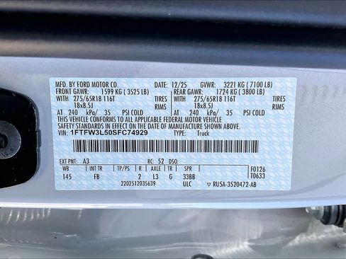 New 2025 Ford F150 XLT w/ Equipment Group 302A MID image 21