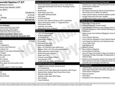 New 2026 Chevrolet Equinox LT AWD/4WD image 3