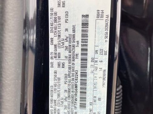 Used 2021 Ford F150 Raptor w/ Equipment Group 801A High image 39