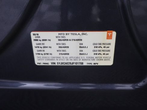 Used 2018 Tesla Model X 75D AWD/4WD image 56